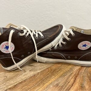 Converse All Star Brown Leather Size 11